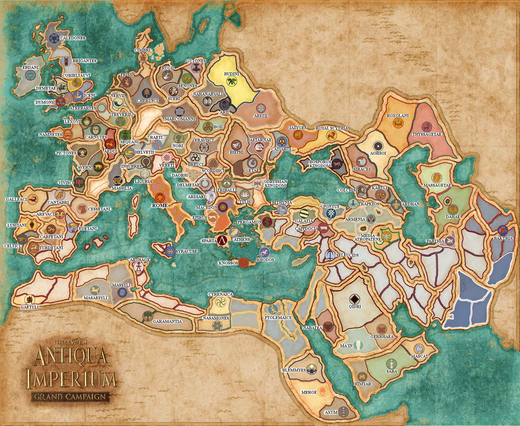 total war rome 2 map